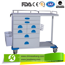 Krankenhaus ABS Medical Anethsia Trolley mit Rädern (CE / FDA / ISO)